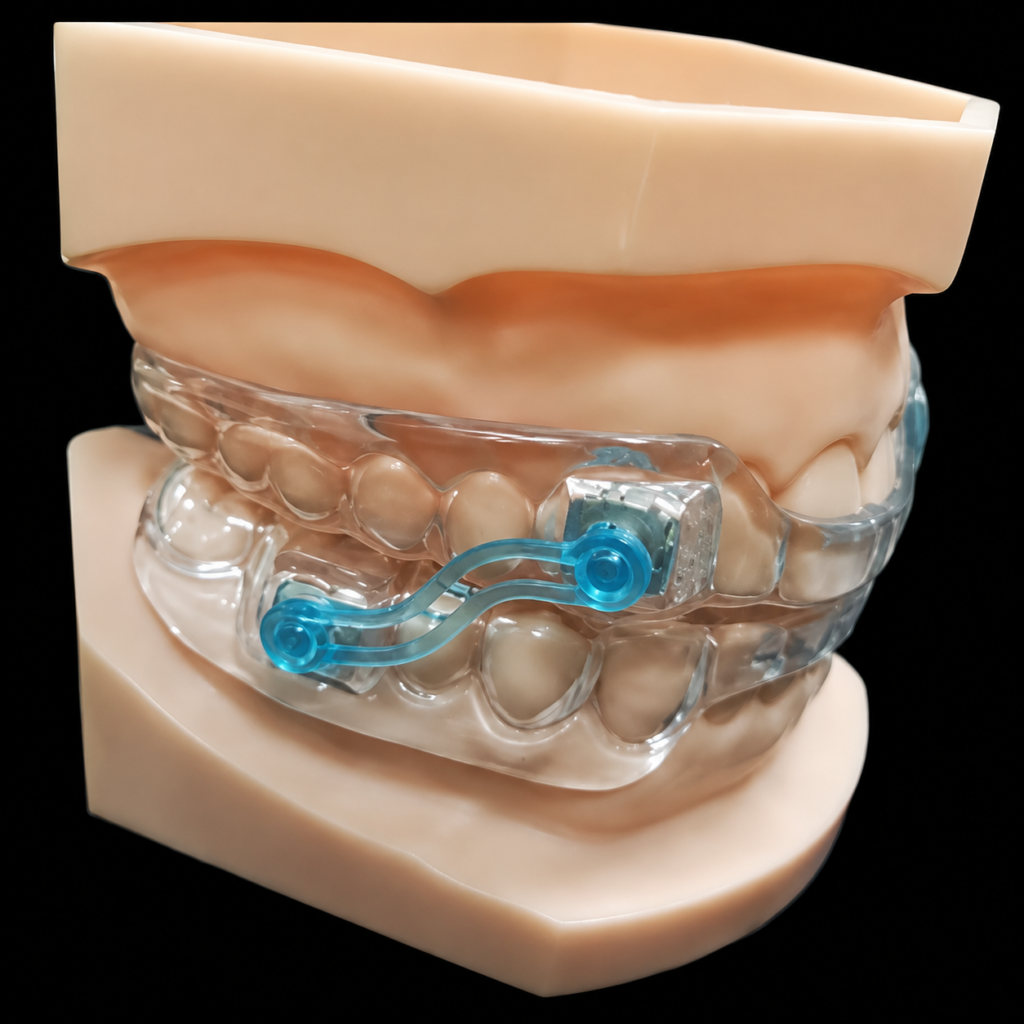custom occlusal splint for bruxism protection and bite adjustment