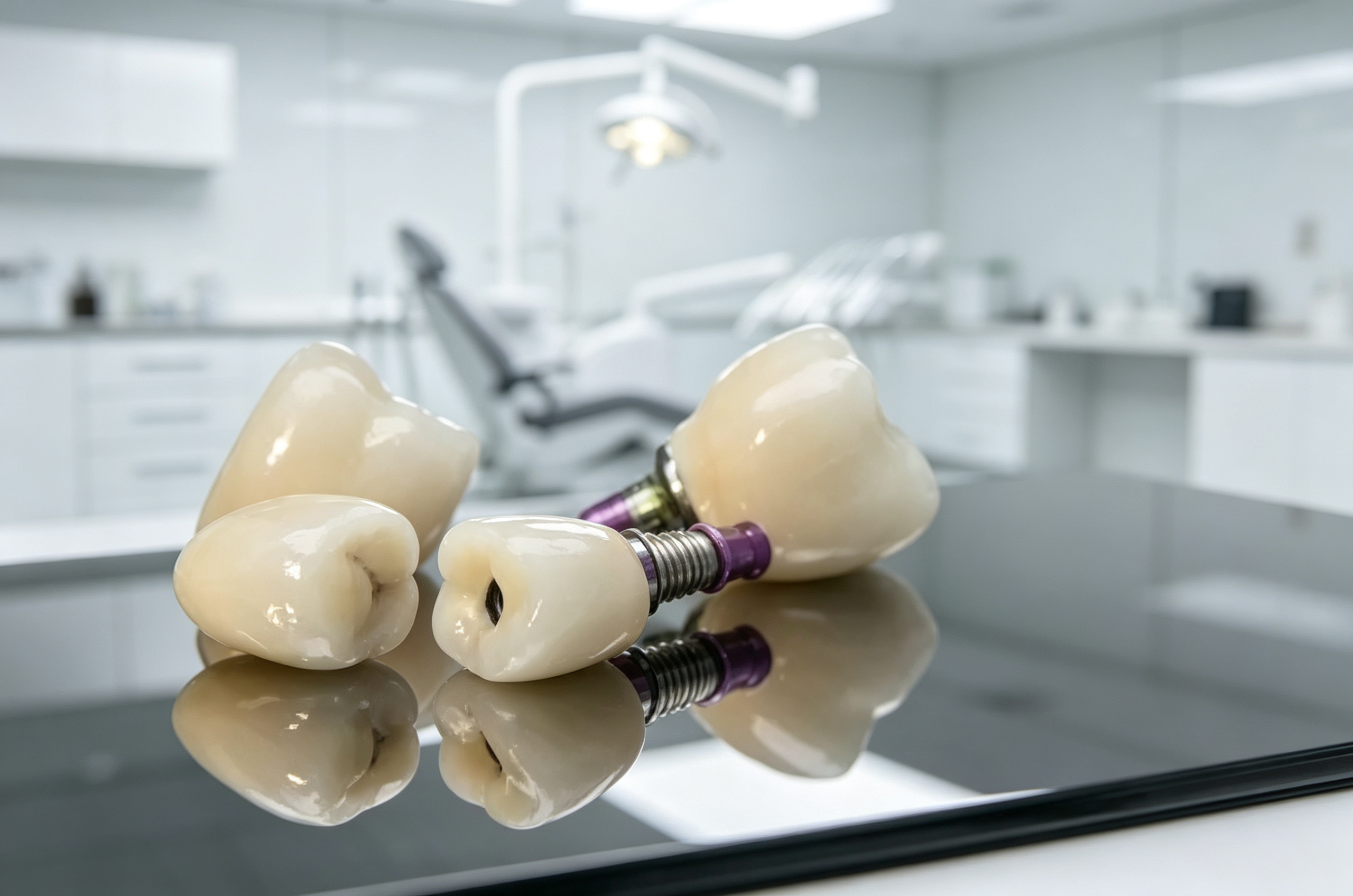 Hezhan Cementless Screw Retained Crown & Cement Retained Implant Crown Contrast
