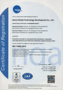ISO Certified Dental Laboratory